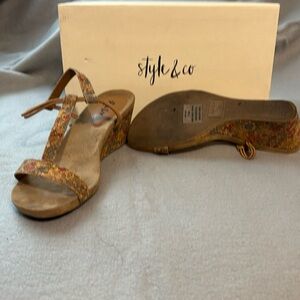 Style & Co Mulan Wedge Sandal